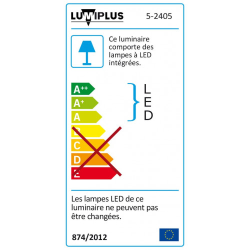 Plafonnier, Essentiel Plastique Blanc 1 Lumière(S) D.25 Cm - Centrale Brico