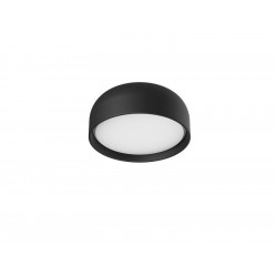 Plafonnier, Industriel Plastique Noir E27 Lumiplus Okio D.36 Cm - Centrale Brico