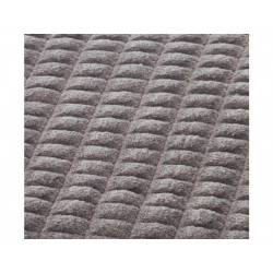 Plaid 3d sherpa, gris l.130 x L.170 cm - Centrale Brico