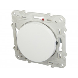 Poussoir Odace, Blanc de marque SCHNEIDER ELECTRIC, référence: B7438400