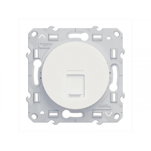 Prise rj45 Odace, blanc - SCHNEIDER ELECTRIC