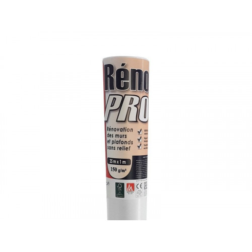 Revêtement de rénovation sur intissé 150 g/m² Renopro - Centrale Brico