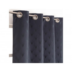 Rideau Tamisant, Sirena Bleu Foncé L.140 X H.260 Cm - Centrale Brico