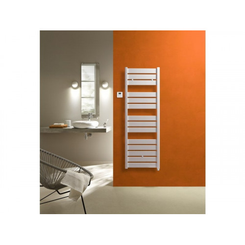 ACOVA Sèche-serviettes électrique 750W, H.147.7 x l.50 cm Madras blanc