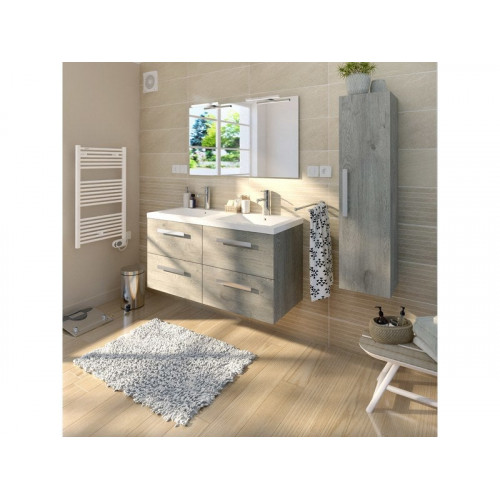 Sèche-serviettes électrique ACOVA 750W, H.158.2 x l.50 cm Tweed blanc - ACOVA