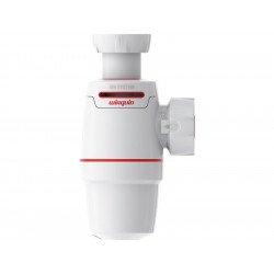 Siphon neo air lavabo zero fuite bruit odeur WIRQUIN Diam.32 mm de marque WIRQUIN, référence: B7444800