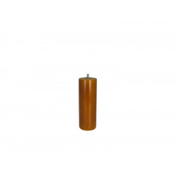 Pied Lit / Sommier Cylindrique 68x200 - Hêtre Teinté Marron - Cime