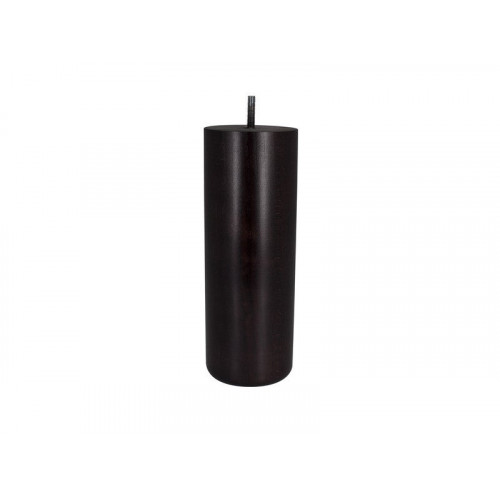 Pied Lit / Sommier Cylindrique 90x250mm - Hêtre Teinté Marron - Centrale Brico