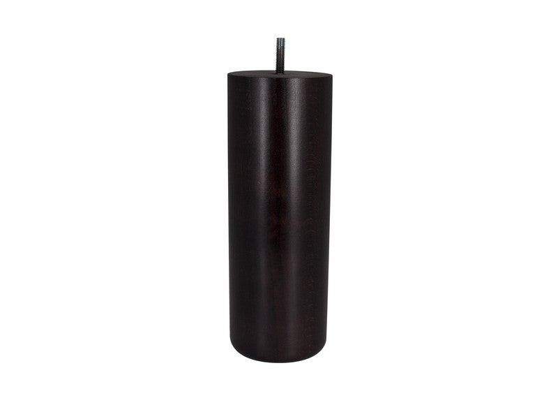 Pied Lit / Sommier Cylindrique 90x250mm - Hêtre Teinté Marron