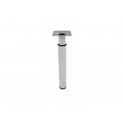 Pied De Meuble Cylindrique Réglable Acier Epoxy Blanc de marque Centrale Brico, référence: B7463100