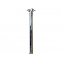 Pied Meuble Cylindrique Réglable Métal Chromé Gris de marque Centrale Brico, référence: B7463300
