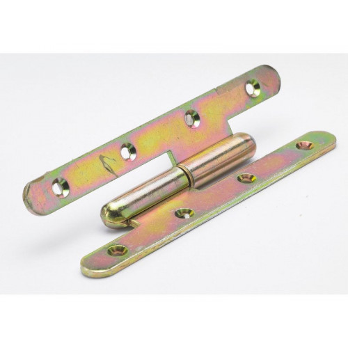 Paumelle gauche Acier Pour Fenêtre Hettich, L.80x45mm - HETTICH