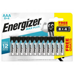 Lot De 8 + 4 Piles Alcaline Aaa, 1.5 V - ENERGIZER