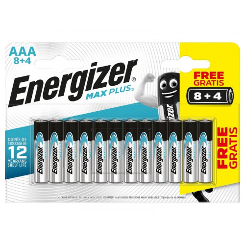 Lot De 8 + 4 Piles Alcaline Aaa, 1.5 V - ENERGIZER