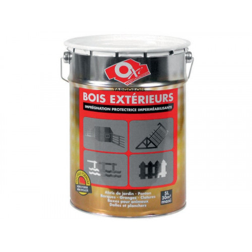 Traitement Du Bois Extérieur Oxytol Targobois 1 Ans, 5 L - OXI