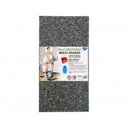 Dalle caoutchouc petit format 600x300x8mm - Gpi