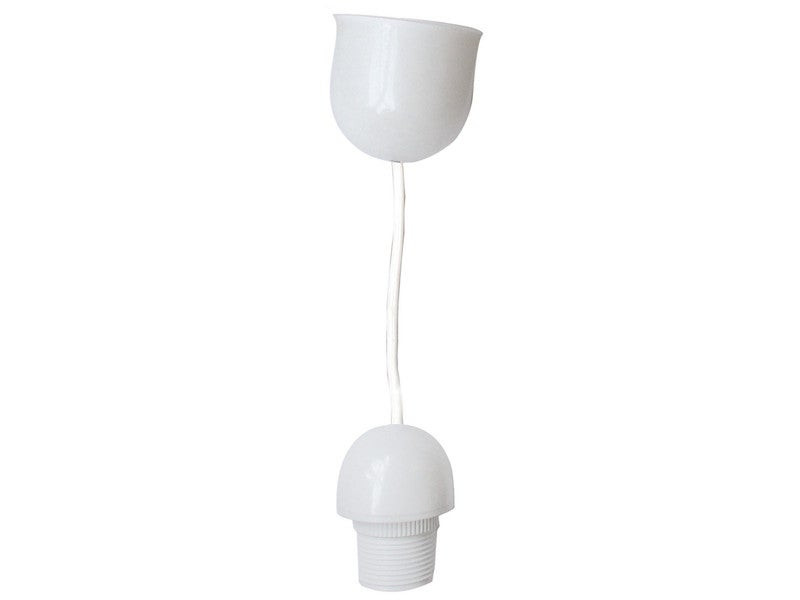 Monture Plastique E27 60W Blanc