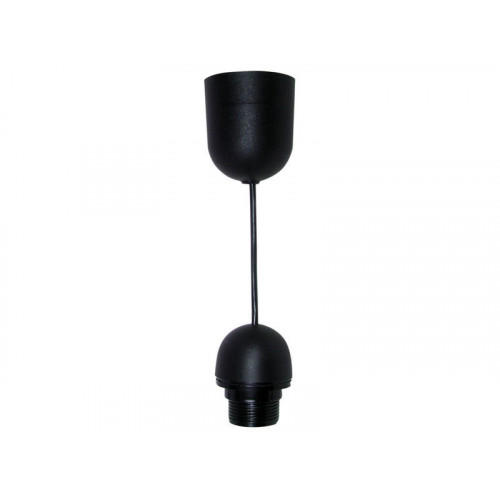 Monture Plastique E27 Tibelec, Plastique, Noir 60 W - TIBELEC