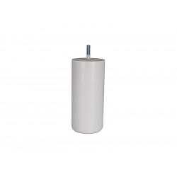 Pied Meuble Cylindrique 68x150mm - Hêtre Laqué Blanc - Cime