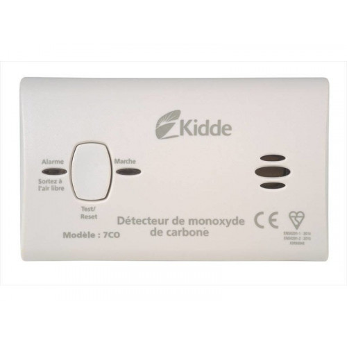 Détecteur de monoxyde de carbone 7co-k798, 1 an - Kidde