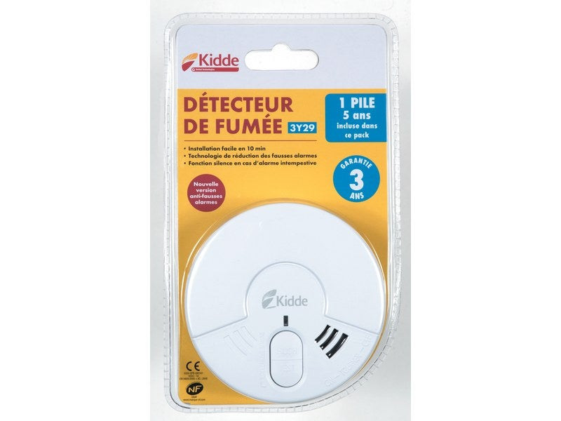 Kidde Détecteur de fumée KIDDE, 3 ans