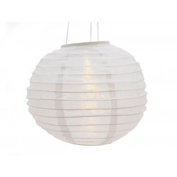 Lanterne solaire chinoise blanc - LUMINEO
