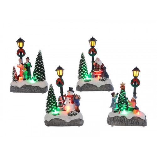 Centrale Brico Deco noel, Scene Hiver Led