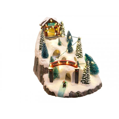 Deco noel, Objet Ski Led - LUMINEO