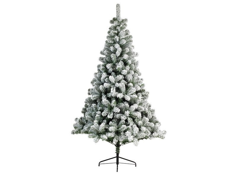 Sapin Artificiel Impérial Enneigé Vert / Blanc De Noël, H.180 Cm