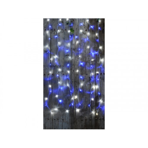 Rideau Flickerlight 96 Led Bicolore Blanc + Bleu 3 Connexions - BLACHERE ILLUMINATION