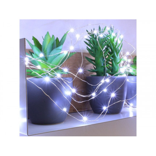 Guirlande Électrique De Noël Microled 7.5 M, 150 Leds Blanc Froid - BLACHERE ILLUMINATION