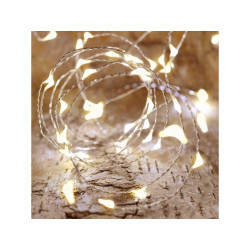 Guirlande Électrique 4 M Lumineuse De Noël Microled À Piles Blanc Chaud - BLACHERE ILLUMINATION