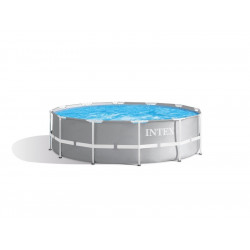 Piscine Tubulaire Intex Prism Frame Ronde Diam. 3,66 X H.1,22M - INTEX