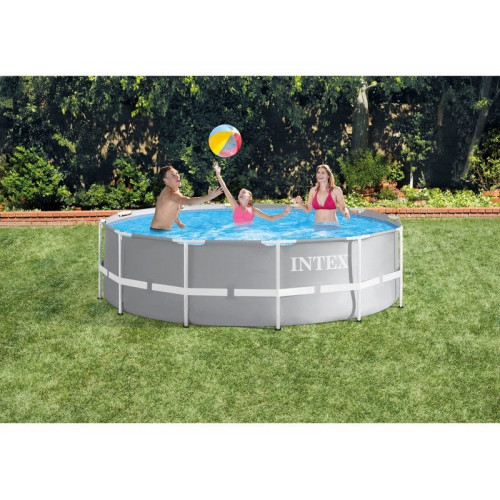 Piscine Tubulaire Intex Prism Frame Ronde Diam. 3,66 X H.1,22M - INTEX