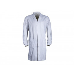 Blouse Coton De Travail Partner, Blanc Taille S - Centrale Brico