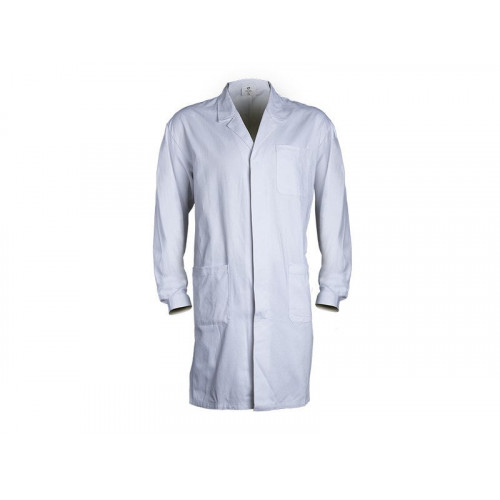 Blouse Coton De Travail Partner, Blanc Taille S - Centrale Brico
