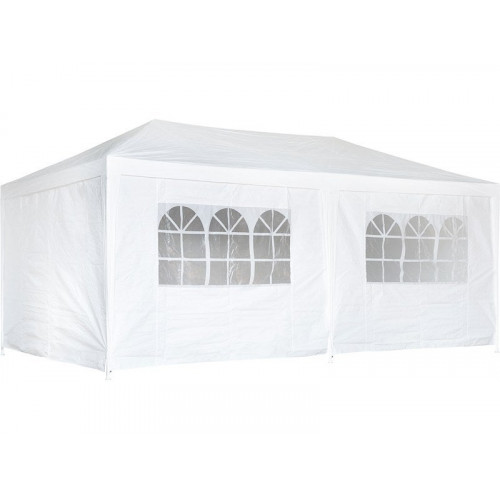 Tente Autoportante Bruma, Acier Blanche, 18 M² - Centrale Brico
