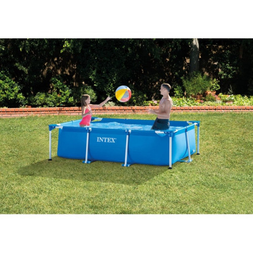 Piscine Tubulaire Intex Metal Frame Junior Rect L.2,20 X L.1,50 X H.0,60M - INTEX