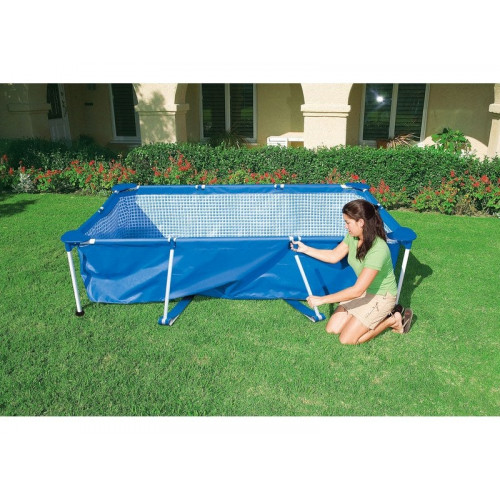 Piscine Tubulaire Intex Metal Frame Rectanulaire L.2,60 X L.1,60 X H.0,65M - INTEX