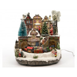 Deco noel, Village Led Train 26.5X27X26 - KAEMINGK