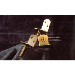 Lot De 4 Équerres De Fixation, L.35 Mm X H.7 X P.3 Cm de marque Centrale Brico, référence: J7339800