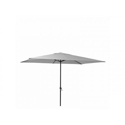 Parasol Pied Central Polar Gris Rectangulaire, L.300 X L.194 Cm - Centrale Brico