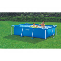 Piscine Tubulaire Metal Frame Junior Intex, L.3 X L.2 X H.0.75 M - INTEX