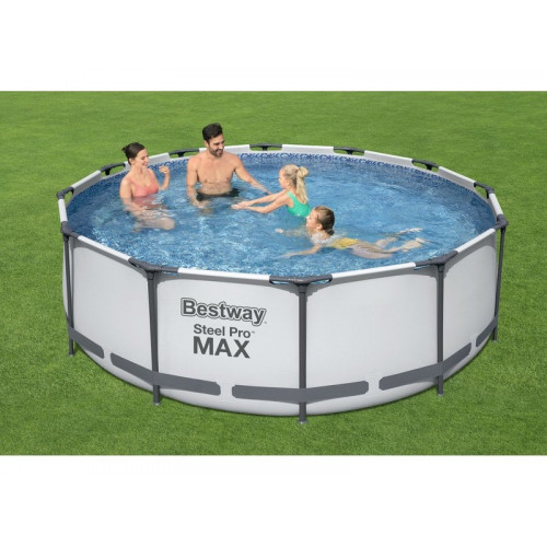 Piscine Hors-Sol Steel Pro Bestway, Diam.3,66 M X H. 1 M - BESTWAY