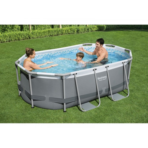 Piscine Hors-Sol Powersteel Bestway, L.3,05 M X L.2 M X H. 0,84 M, Ovale - BESTWAY