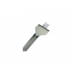 Support En Acier Galvanisé Rafale, L.21 X H.76 Cm - Centrale Brico
