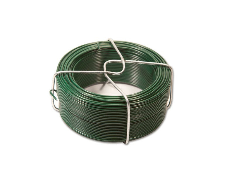 Fil D'Attache Plastifié Vert, 1.6 Mm X 50 M