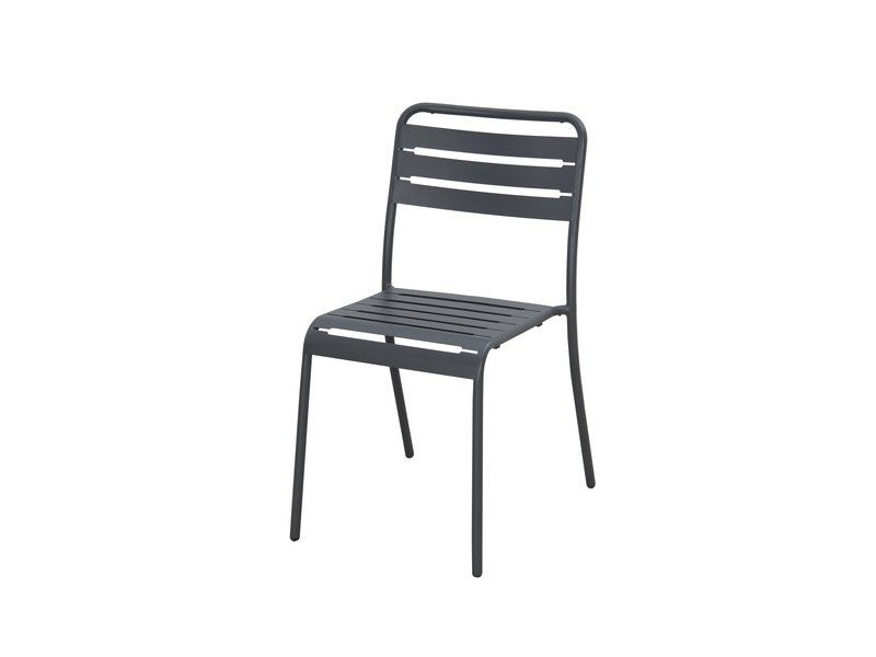 Chaise De Jardin En Acier Café - vue 2