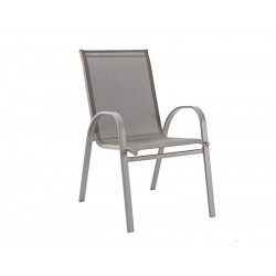 Fauteuil De Jardin En Acier Alma Anthracite de marque Centrale Brico, référence: J7374700