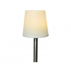 Balise Solaire À Piquer Métal 33Cm 1 Lumen Blanc - LUMINEO